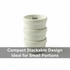 SET OF 3 CERAMIC BOWLS RAMEKINS 5CM. 10A20053