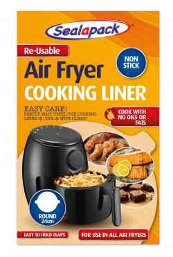 SEALAPACK REUSABLE AIR FRYER LINER ROUND. SAP1090