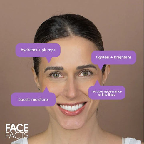 FACE FACTS WRINKLE CARE GEL EYE PATCHES - COLLAGEN & LAVENDER. 82190-150