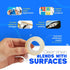 PRIMA 18MM X 33M ROLLS CLEAR TAPE PACK 8. NEPPC1833
