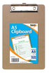 Masonite Clipboard A5 - Durable TIGER T302135 46852 Office Essential