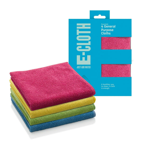 Eco-Friendly Cleaning Cloths - E Cloth General Purpose 4 Pack