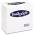 BULKY SOFT 2PLY 8 FOLD NAPKINS 40CM X 40CM 100/PK - WHITE. 32042