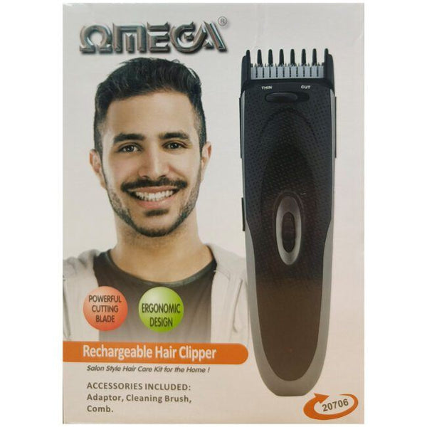 OMEGA RECHARGEABLE CORDLESS HAIR CLIPER 600MAH BATTERY RHC-06. 20706