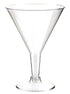 ALL SEASONS CLEAR PLASTIC MARTINI GLASSES 200ML 6/PK. Z60396