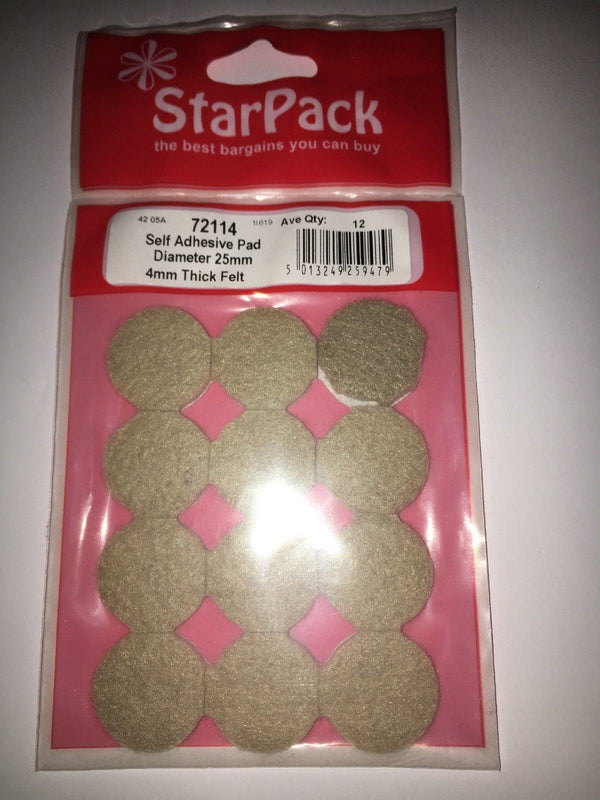 Self Adhesive Felt Pads - Protect Your Floors | STAR PACK 72114