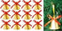 12 CHRISTMAS BELL DECORATIONS. HBC007