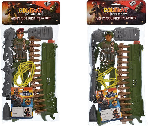 COMBAT MISSION ARMY SOLDIER PLAYSET. TY5316