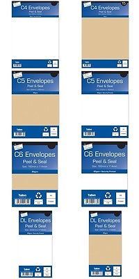 White Manila Envelopes DL 220mm x 110mm - 50 Pack TA4674