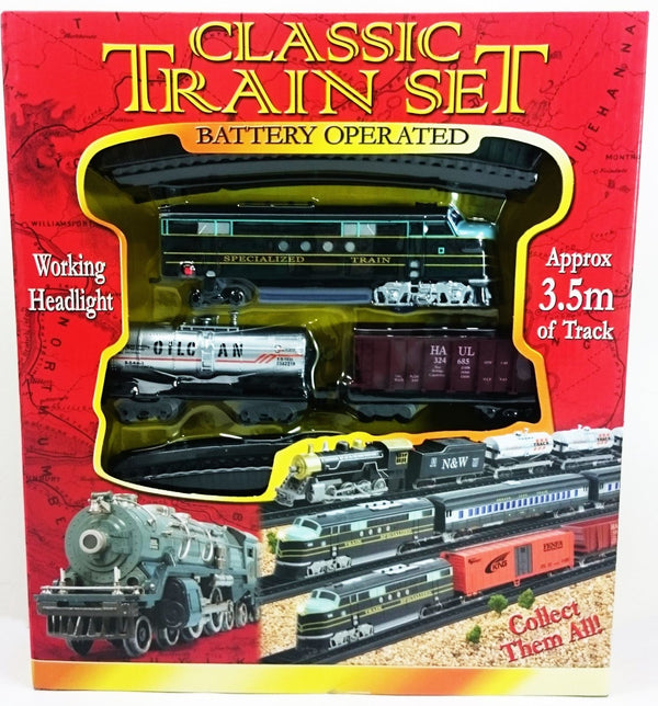 Light Up Train Set - Battery Operated Toy TY0308