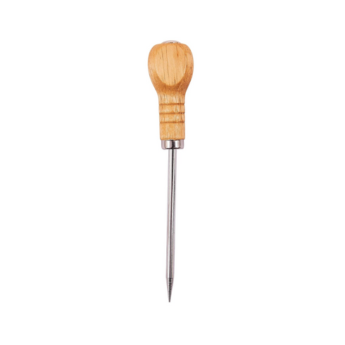 AM-TECH 4" BRADAWL WOODEN HANDLE SCRIBING HOLE STARTER. S2450
