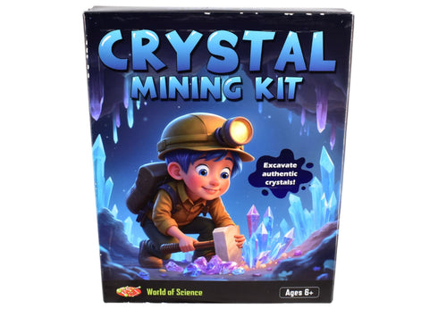 WORLD OF SCIENCE CRYSTAL MINING KIT. TY3013