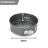 CHEF AID NON STICK SPRINGFORM CAKE PAN 19CM X 6.5CM. 10E10319