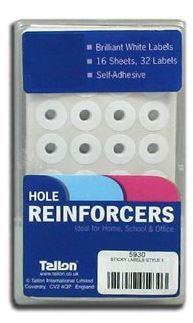 Ring Reinforcers - 512 Hole TA5930 for Durable Document Repair