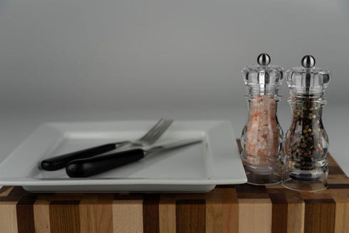 Acrylic Salt Pepper Grinder Set - G-MILL SP-6610AC 11CM