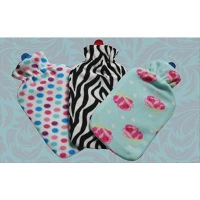 Fleece Covered Hot Water Bottle - Cozy Bedtime Comfort | BB-HW145
