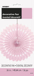 Baby Pink Fan Decoration 40cm - Unique Party Tissue Decor