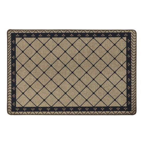 Diamond Design Doormat - JVL Elegance 50x75cm 01-240