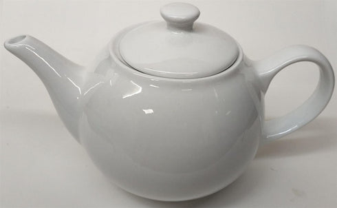 White Porcelain Teapot - Carnaby Islington CRM1490GE