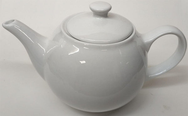 White Porcelain Teapot - Carnaby Islington CRM1490GE