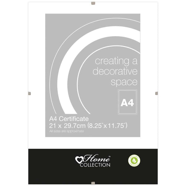 A4 Glass Picture Frame with Clips - ANKER 21x29.7cm LH/4