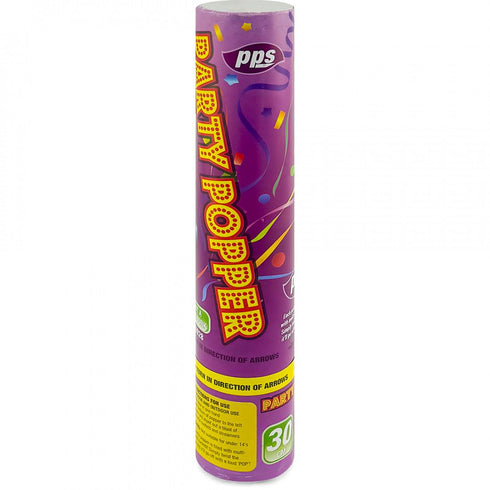 Confetti Cannon Poppers 30CM - PPS80028 Party Essentials