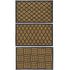 Door Scraper Mat - JVL Woven Tuffscrape 45cm x 75cm 02-133