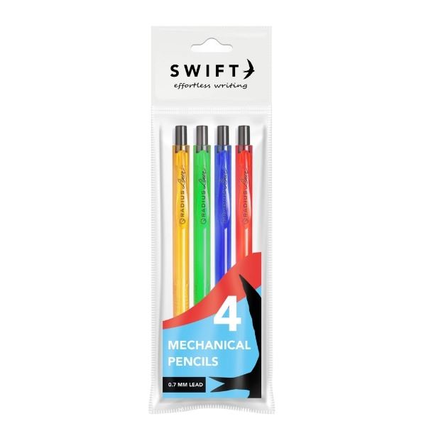 SWIFT MECHANICAL PENCILS 4/PK. P3068