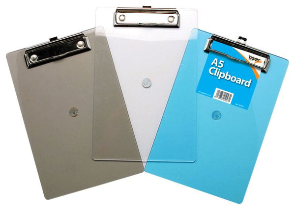 A5 Clipboard - Durable PS Clipboards in Assorted Colors