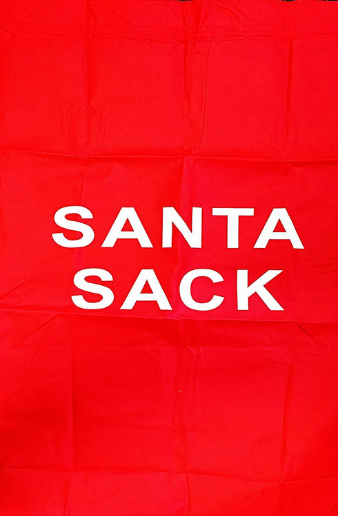 CHRISTMAS XMAS LARGE GIANT SATA SACK IDEAL FOR CHRISTMAS 60 X 80 CM LONG APPROX. PI051123