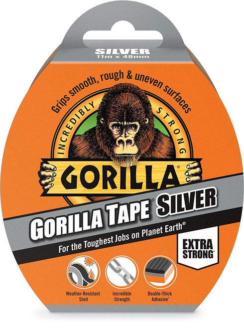 Ultra Tough Tape - GORILLA SILVER 11m x 48mm | 3044911