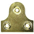 Brass Plated Mirror Plate 38mm Slotted - STAR PACK 72036