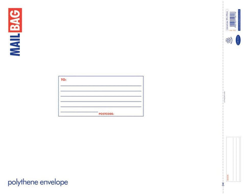 Extra Large Mail Bags - COUNTY Polythene White 420x500mm C247
