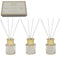 SET OF 3 DESIRE AROMA FRSH LINEN & WHITE TEA & VANILLA DIFFUSER. LP76766