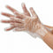 Disposable Food Gloves - 100 PCS Clear Plastic Service Gloves