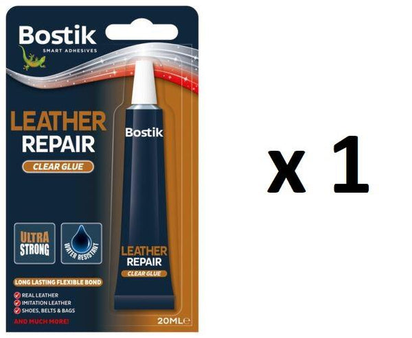Leather Repair Glue - Bostik Clear 20gm for Durable Fixes