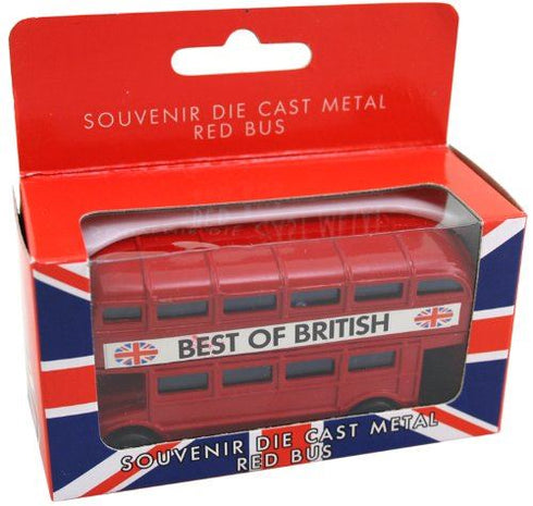London Bus Model - DIE CAST RED LONDON BUS FIGURE EL66573