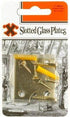 Brassed Slotted Plates 50mm - SHAW X Frame/Glass Plates 2/PK