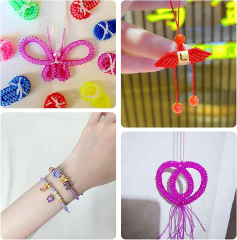 Scoubidou Strings 80cm - Colorful Craft Laces 40 Pack