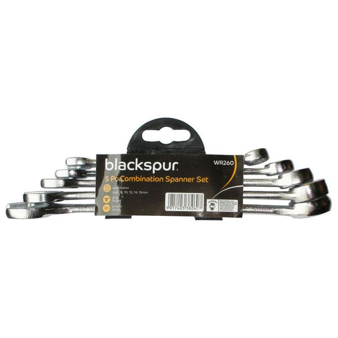 Combination Spanner Set - BLACKSPUR 5PC (MM CARD) WR260