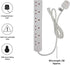 6 Gang Extension Lead - PIFCO 2M Power Strip | PIF2066