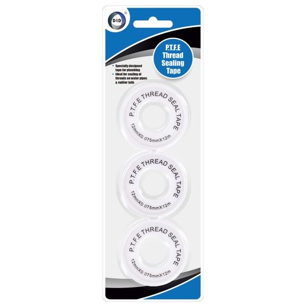 PTFE Sealing Tape 3 Pack - TA2250 High-Quality Thread Sealant