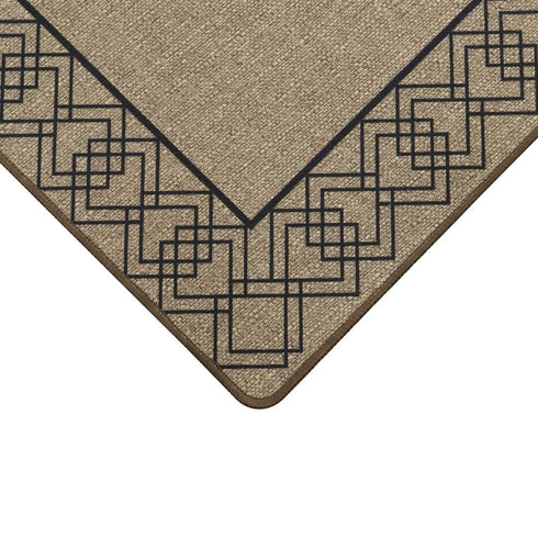 Diamond Border Doormat - JVL Elegance 50x75cm 01-241