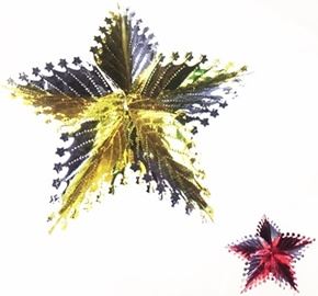 FOIL HANGING STAR 27CM. HBA022