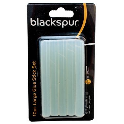 Large Glue Sticks - BLACKSPUR 12MM X 100MM 10/PK BBGG201