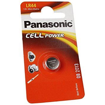 LR44 Button Cell Batteries - PANASONIC AG13 A76 L1154