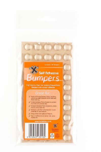 Clear Door Bumpers - Self Adhesive, 50 Pack | SHAW X FS13016