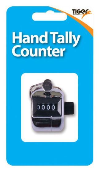 Hand Tally Counter - TIGER T301536 Durable Clicker