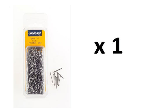 Steel Panel Pins 20mm - Challenge Bright FS40222 125g