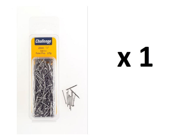 Steel Panel Pins 20mm - Challenge Bright FS40222 125g